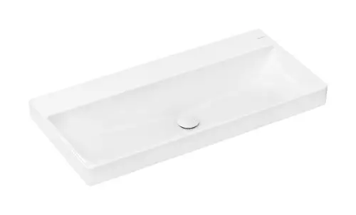 Hansgrohe-HG-Xelu-Q-Waschtisch-1000-480-ohne-Hahnloch-und-Ueberlauf-SmartClean-Weiss-61038450 gallery number 1